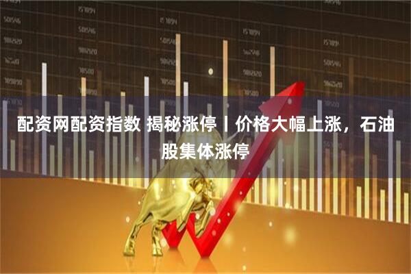 配资网配资指数 揭秘涨停丨价格大幅上涨，石油股集体涨停